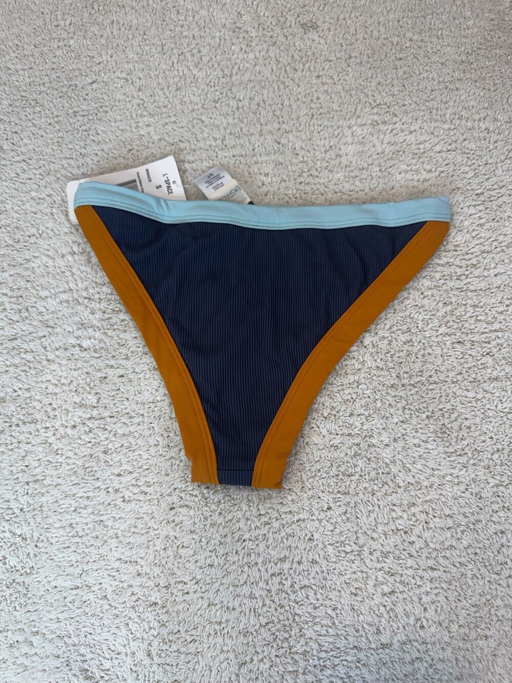 Brand New L*Space Vacay Classic Bottom Blue Women's Size Small